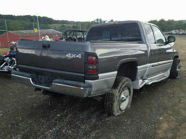 3B7HF13Z81M583398 - 2001 DODGE RAM 1500 GRAY photo 4