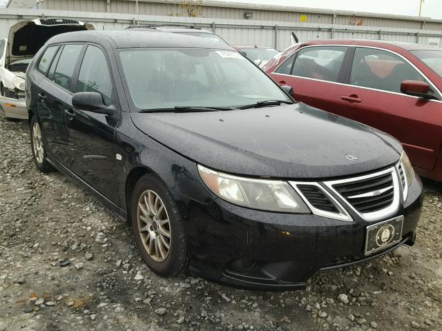 YS3FB59Y581012105 - 2008 SAAB 9-3 2.0T BLACK photo 1