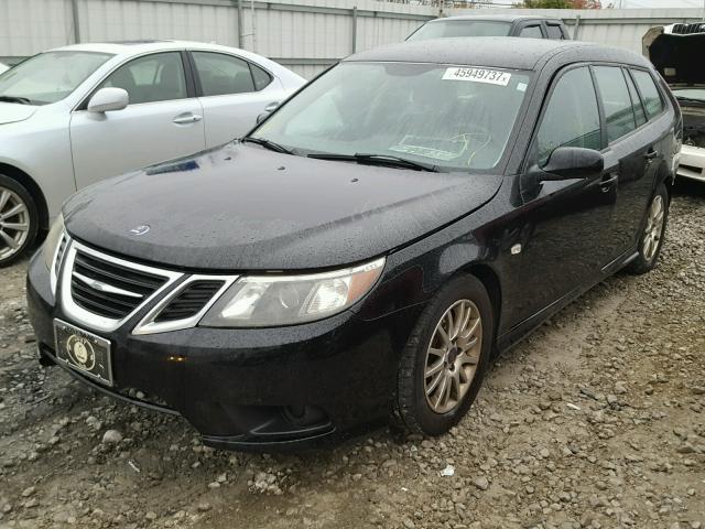 YS3FB59Y581012105 - 2008 SAAB 9-3 2.0T BLACK photo 2