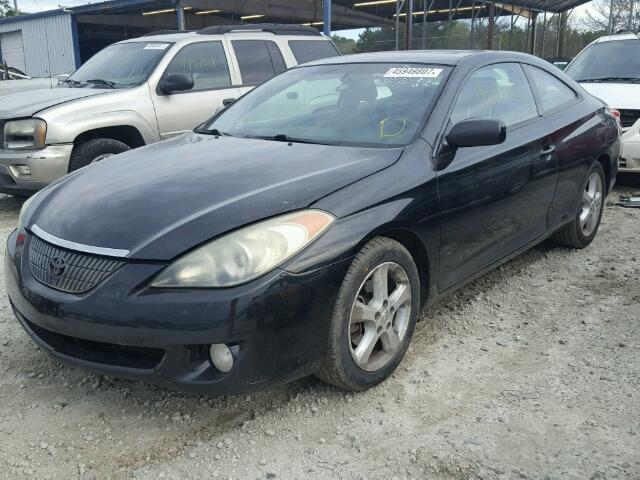 4T1CA30P25U044313 - 2005 TOYOTA CAMRY SOLA BLACK photo 2