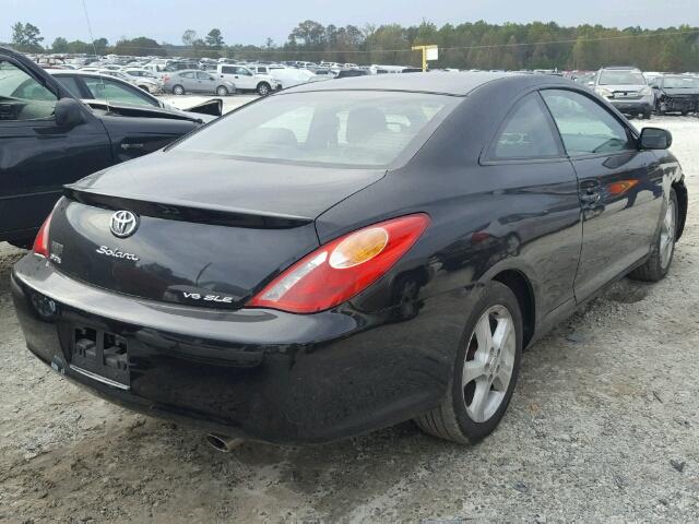 4T1CA30P25U044313 - 2005 TOYOTA CAMRY SOLA BLACK photo 4