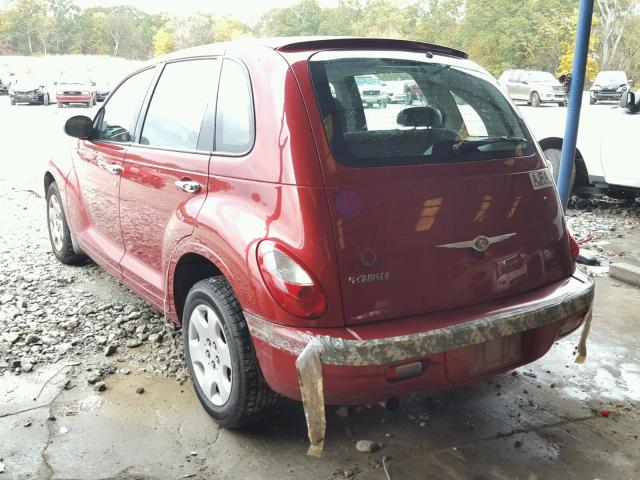 3A8FY48B58T151522 - 2008 CHRYSLER PT CRUISER RED photo 3