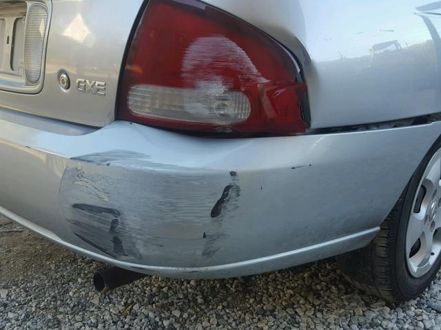 3N1CB51D73L792065 - 2003 NISSAN SENTRA SILVER photo 9