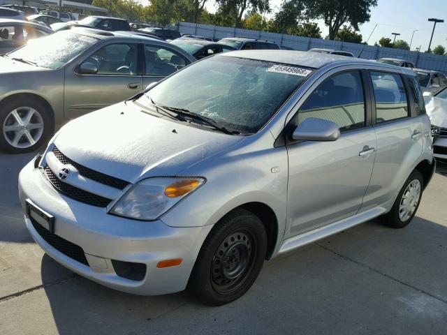 JTKKT604765020515 - 2006 TOYOTA SCION XA SILVER photo 2