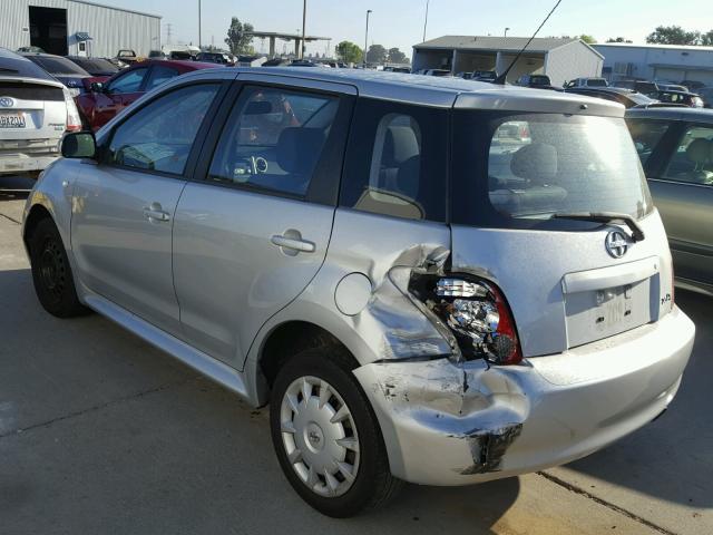 JTKKT604765020515 - 2006 TOYOTA SCION XA SILVER photo 3