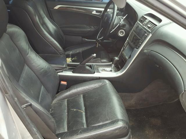 19UUA66277A037126 - 2007 ACURA TL SILVER photo 5