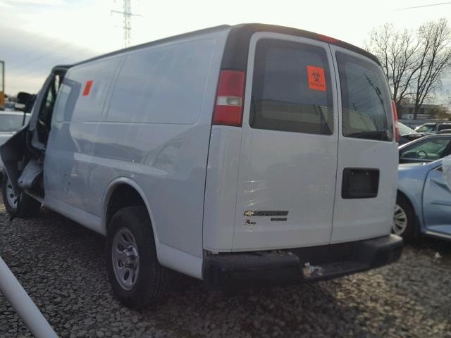 1GCSGAFX3D1159755 - 2013 CHEVROLET EXPRESS G1 WHITE photo 3