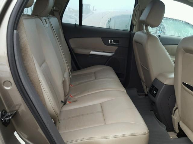 2FMDK3JC7DBA30389 - 2013 FORD EDGE SEL TAN photo 6