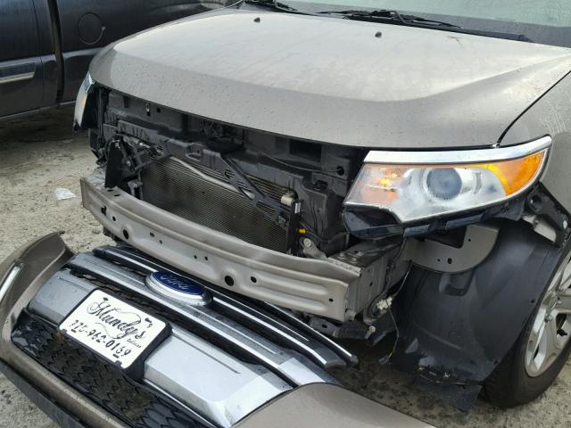 2FMDK3JC7DBA30389 - 2013 FORD EDGE SEL TAN photo 9