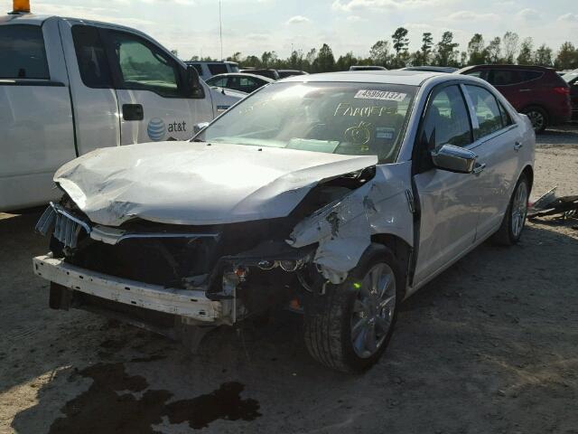 3LNHL2GC4BR756497 - 2011 LINCOLN MKZ WHITE photo 2