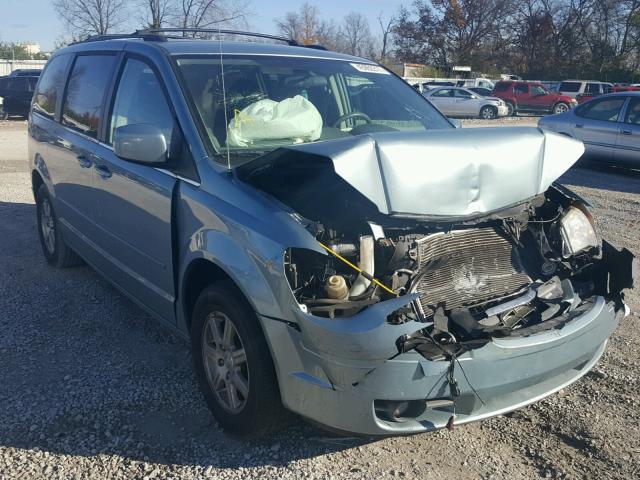 2A8HR54PX8R611225 - 2008 CHRYSLER TOWN & COU BLUE photo 1