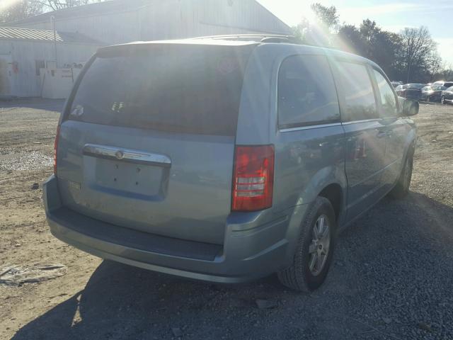 2A8HR54PX8R611225 - 2008 CHRYSLER TOWN & COU BLUE photo 4