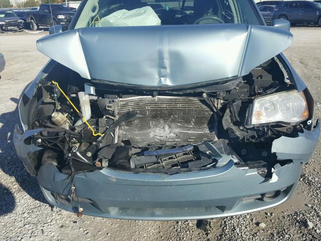 2A8HR54PX8R611225 - 2008 CHRYSLER TOWN & COU BLUE photo 9