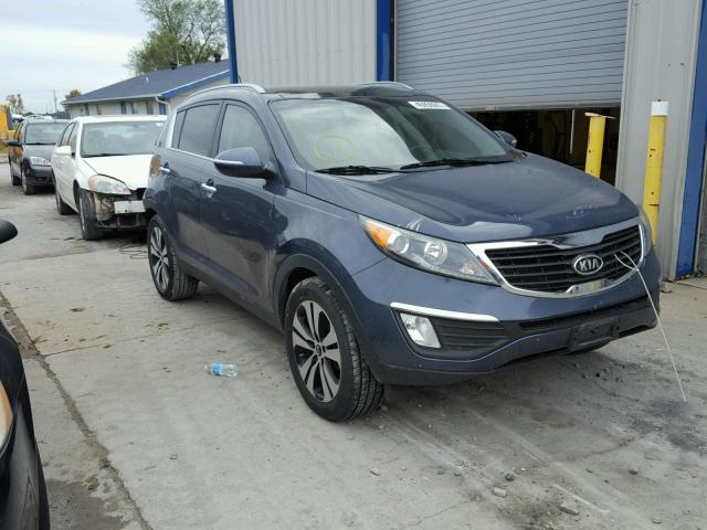 KNDPC3A2XC7339058 - 2012 KIA SPORTAGE E GRAY photo 1