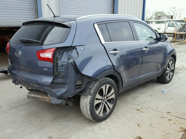 KNDPC3A2XC7339058 - 2012 KIA SPORTAGE E GRAY photo 4