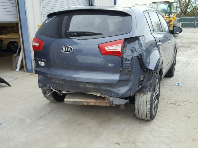 KNDPC3A2XC7339058 - 2012 KIA SPORTAGE E GRAY photo 9