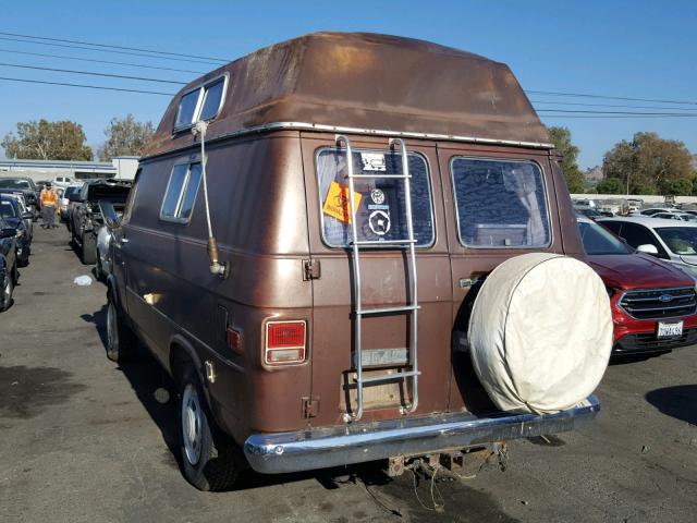 TGR357U517777 - 1977 GMC V3500 BROWN photo 3