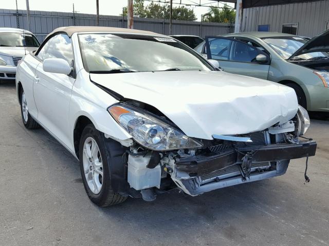 4T1FA38P17U108572 - 2007 TOYOTA CAMRY SOLA WHITE photo 1