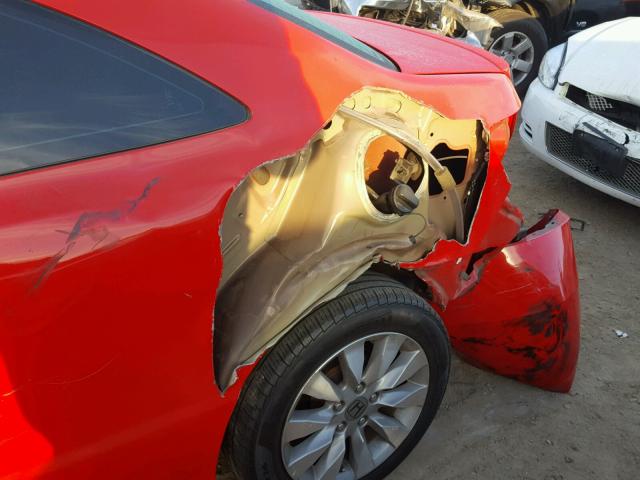 2HGFG1B93AH500692 - 2010 HONDA CIVIC EXL RED photo 9