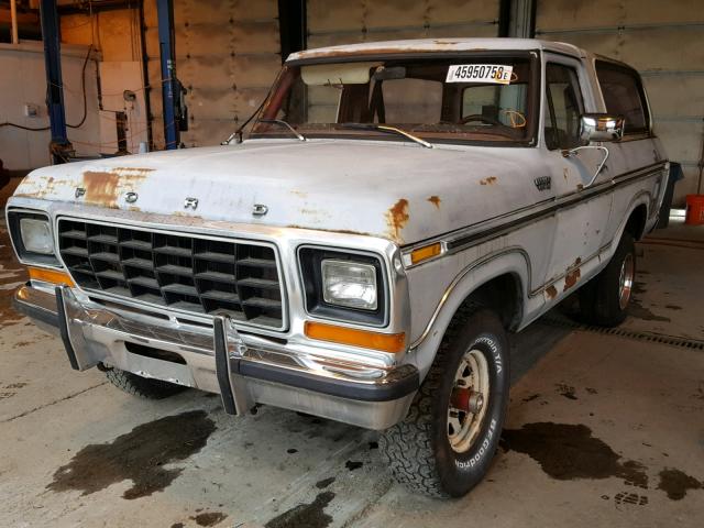 U15HLFC0065 - 1979 FORD BRONCO GRAY photo 2