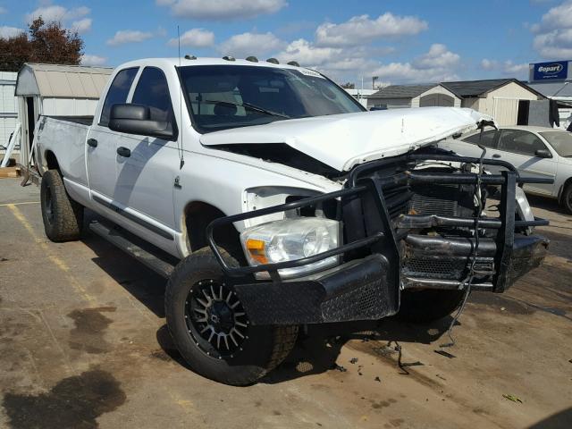 3D7KS28C77G762234 - 2007 DODGE RAM 2500 S WHITE photo 1