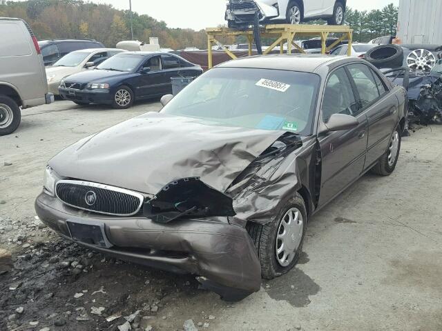 2G4WS52J951125111 - 2005 BUICK CENTURY CU BROWN photo 2