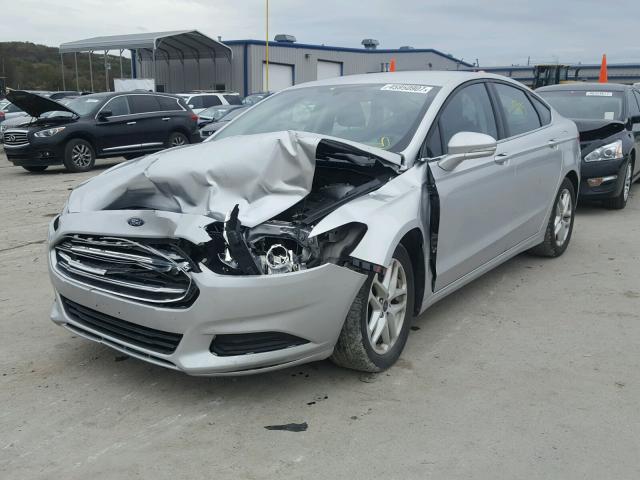 3FA6P0H79ER179742 - 2014 FORD FUSION SE SILVER photo 2