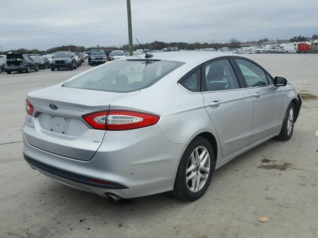 3FA6P0H79ER179742 - 2014 FORD FUSION SE SILVER photo 4