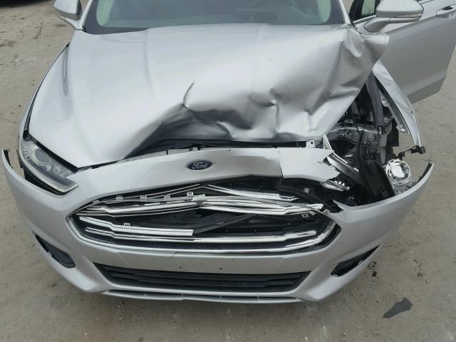 3FA6P0H79ER179742 - 2014 FORD FUSION SE SILVER photo 7