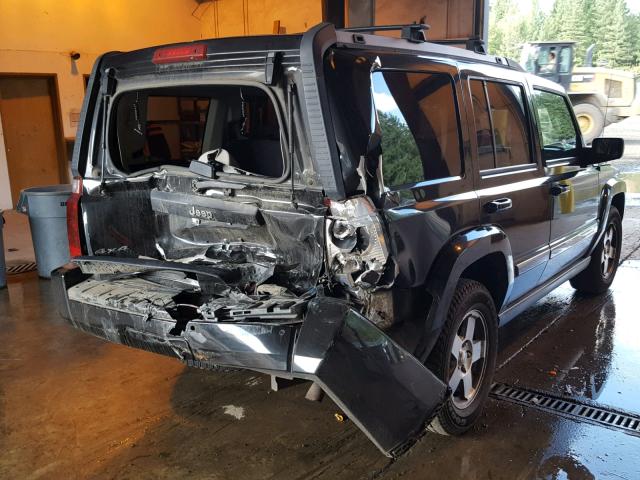 1J4RG4GK0AC130601 - 2010 JEEP COMMANDER შავი ფოტო 4