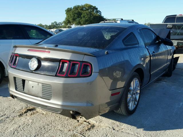 1ZVBP8AM5E5233190 - 2014 FORD MUSTANG CHARCOAL photo 4