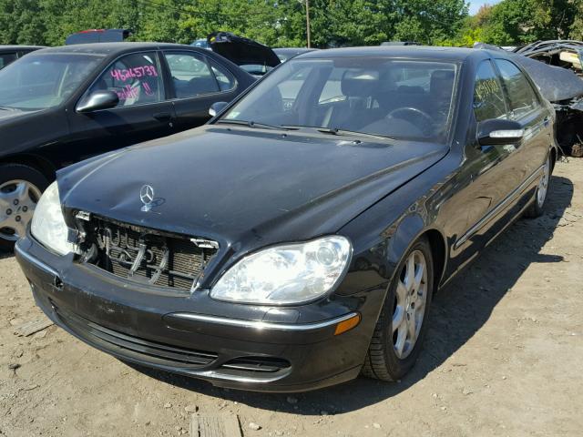 WDBNG83J24A430096 - 2004 MERCEDES-BENZ S 430 4MAT BLACK photo 2