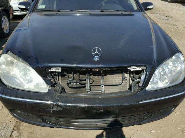 WDBNG83J24A430096 - 2004 MERCEDES-BENZ S 430 4MAT BLACK photo 7