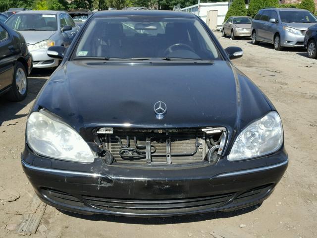 WDBNG83J24A430096 - 2004 MERCEDES-BENZ S 430 4MAT BLACK photo 9