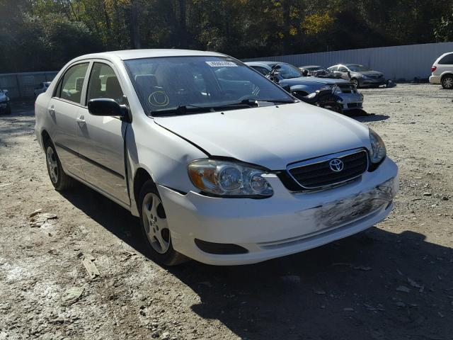 JTDBR32E460084602 - 2006 TOYOTA COROLLA CE WHITE photo 1