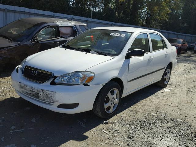 JTDBR32E460084602 - 2006 TOYOTA COROLLA CE WHITE photo 2