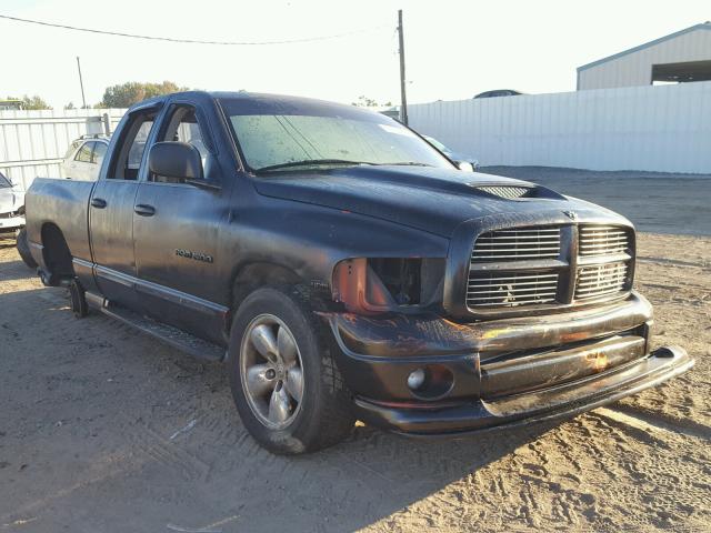 1D7HA18D05J603437 - 2005 DODGE RAM 1500 S BLACK photo 1