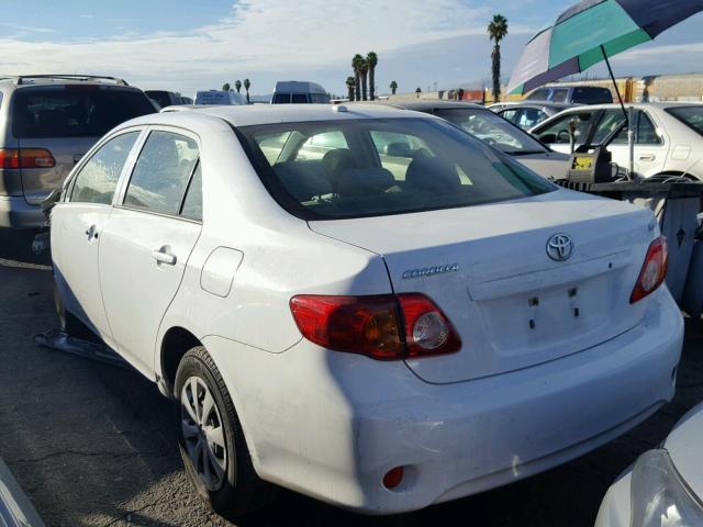 JTDBL40E799079677 - 2009 TOYOTA COROLLA BA WHITE photo 3