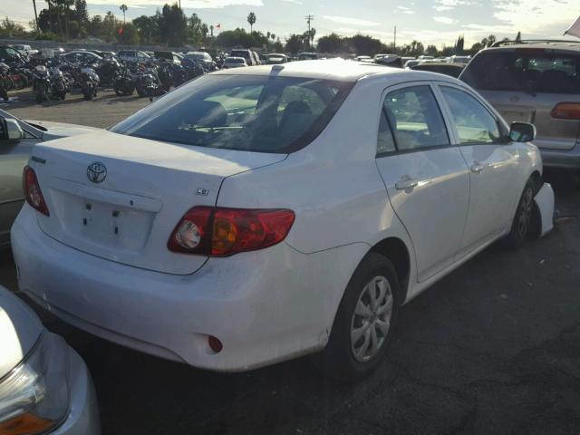 JTDBL40E799079677 - 2009 TOYOTA COROLLA BA WHITE photo 4