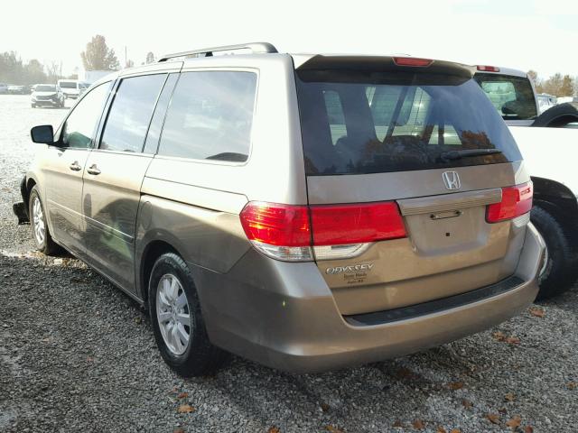 5FNRL38408B029065 - 2008 HONDA ODYSSEY EX TAN photo 3