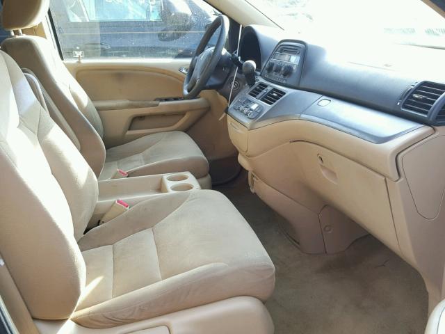 5FNRL38408B029065 - 2008 HONDA ODYSSEY EX TAN photo 5