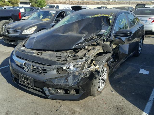 2HGFC2F5XHH527648 - 2017 HONDA CIVIC LX BLACK photo 2