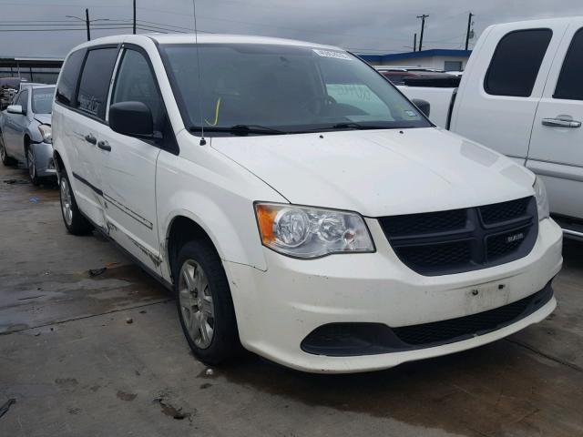 2C4JDGAG5CR324875 - 2012 DODGE RAM VAN WHITE photo 1