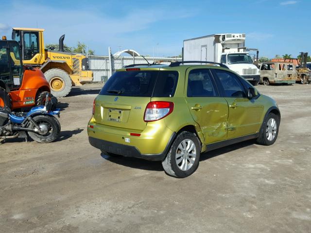 JS2YA5A34D6100018 - 2013 SUZUKI SX4 BASE GREEN photo 4