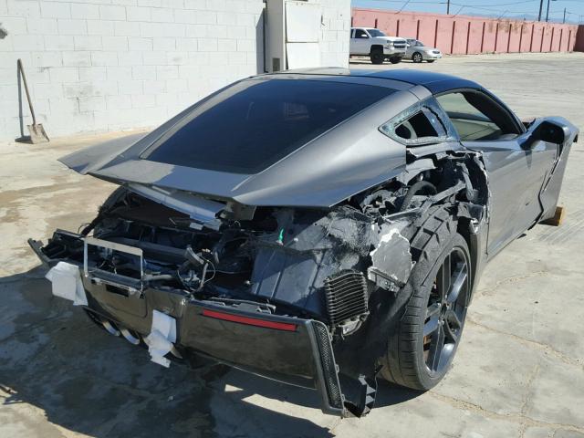 1G1YJ2D75F5109108 - 2015 CHEVROLET CORVETTE S GRAY photo 4