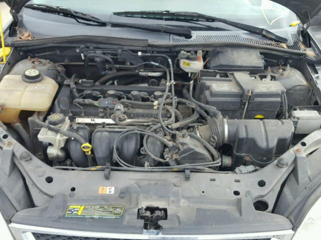 1FAHP34N47W243863 - 2007 FORD FOCUS ZX4 GRAY photo 7