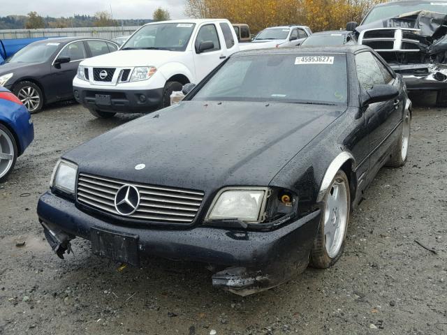 WDBFA68F81F197273 - 2001 MERCEDES-BENZ SL 500 BLACK photo 2