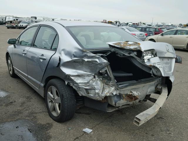 1HGFA16876L079993 - 2006 HONDA CIVIC SILVER photo 3