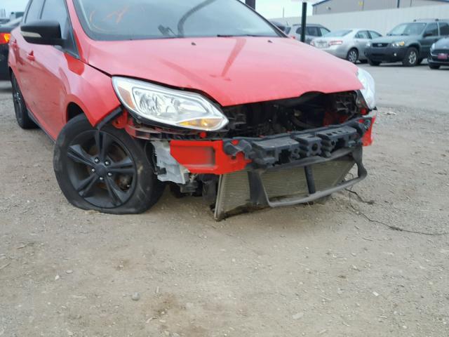 1FADP3F26DL150406 - 2013 FORD FOCUS SE RED photo 9