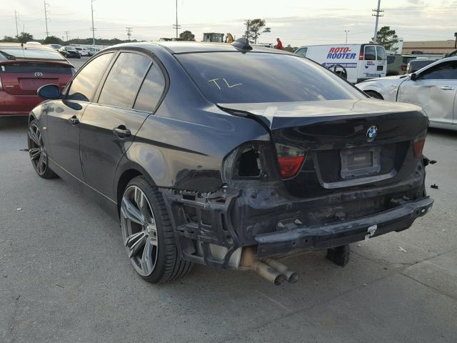 WBAVA33587PG50143 - 2007 BMW 328 I BLACK photo 3